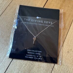 The Giving Keys Mini Necklace “Believe” WOMEN’S CLOSEOUT